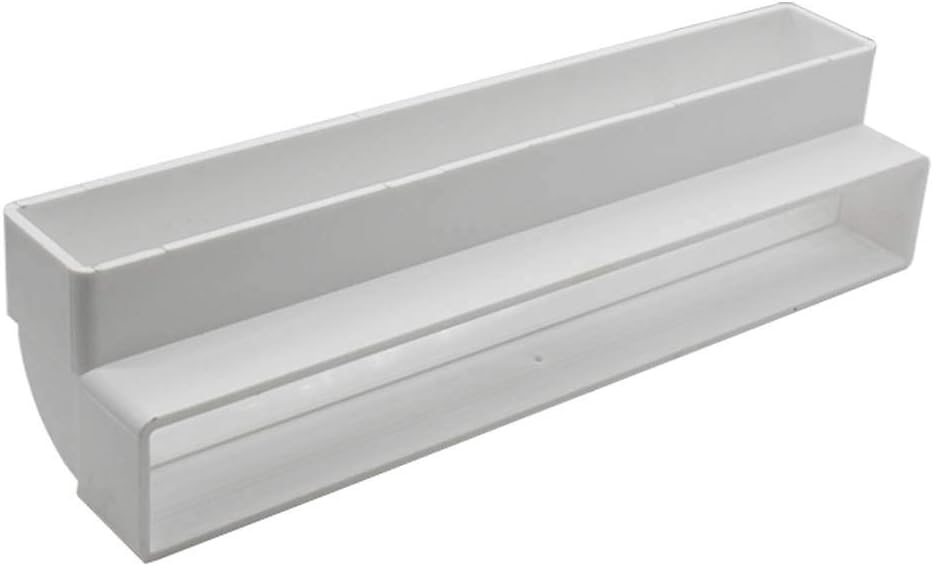 Kair 90 Degree Vertical Elbow Bend 234mm x 29mm - 9 x 1 inch Rectangular Plastic Ducting Adaptor