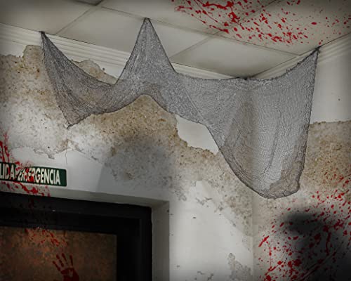 BigBuy Carnival S1126185 Halloween Curtain, 183 x 76 cm, Grey - Image 2