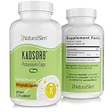 NaturalSlim Natural Potassium Citrate Capsules, Formulated by Award Winning Metabolism and Weight Loss Specialist- Reduce Acidity and Water Retention Effectively, 400 Capsules (Solo Pack)