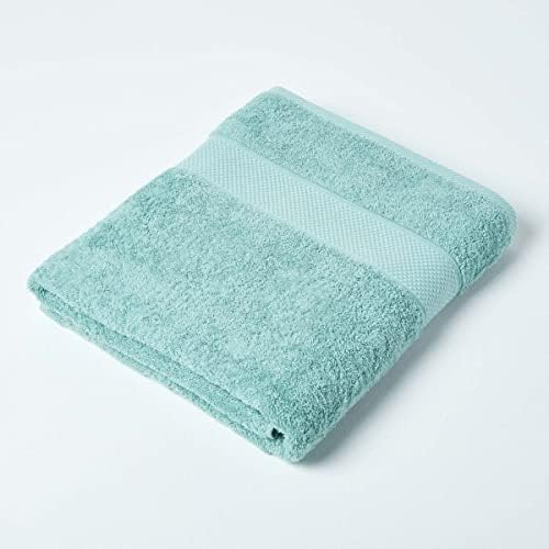HOMESCAPES Turkish Cotton Face Towel Flannel Chocolate Very Soft and Absorbent, 500 GSM Heavy Weight for everyday Luxury