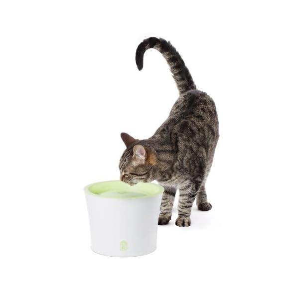 Catit Trinkbrunnen, für Katzen, grün/weiß, 3L – Bild 4