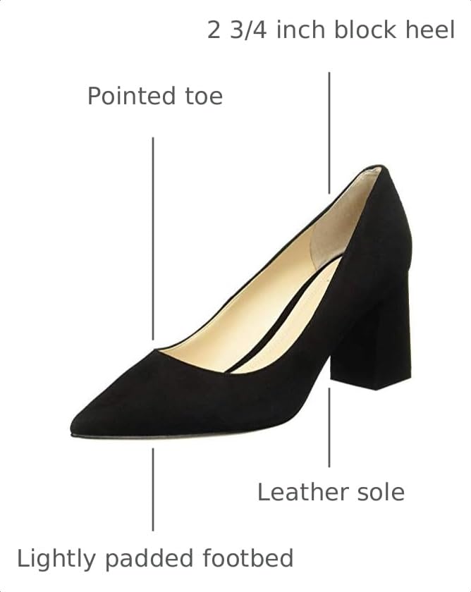 Image of Marc Fisher LTD Zala Pump Black Suede 9 M