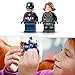 Lego Marvel 76260 Black Widow and Captain America Motorcycles Avengers Age of Ultron Toy