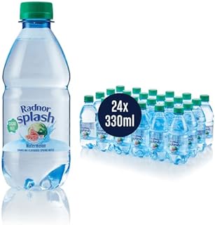 Radnor Splash Sparkling Watermelon 24 x 330ml Sugar Free Flavoured Water Multipack