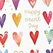 Hallmark Valentines Day Cards, Happy Heart Day (Pack of 6 Cards with Envelopes)