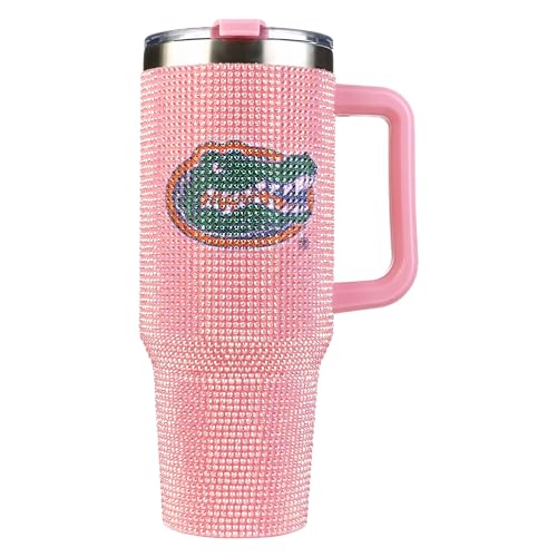 Image of The Memory Company Officially Licensed NCAA - University of Florida 40oz Pink Bling Game Day Tumbler