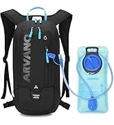 Arvano Hydration Pack Backpack with 2L TPU Water Bladder, Small Bike Backpack for Men Women Light...