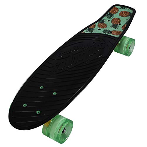 Kryptonics Original Torpedo 22.5 Inch Complete Skateboard - Black Pineapple #TOP5