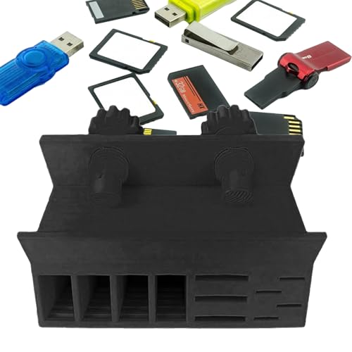 YNPQTDS Supporto per schede di memoria, protezione sotto il monitor per scheda di memoria, resistente all'usura sotto il monitor, per dormitorio, hotel, affitto, ristorante, appartamento