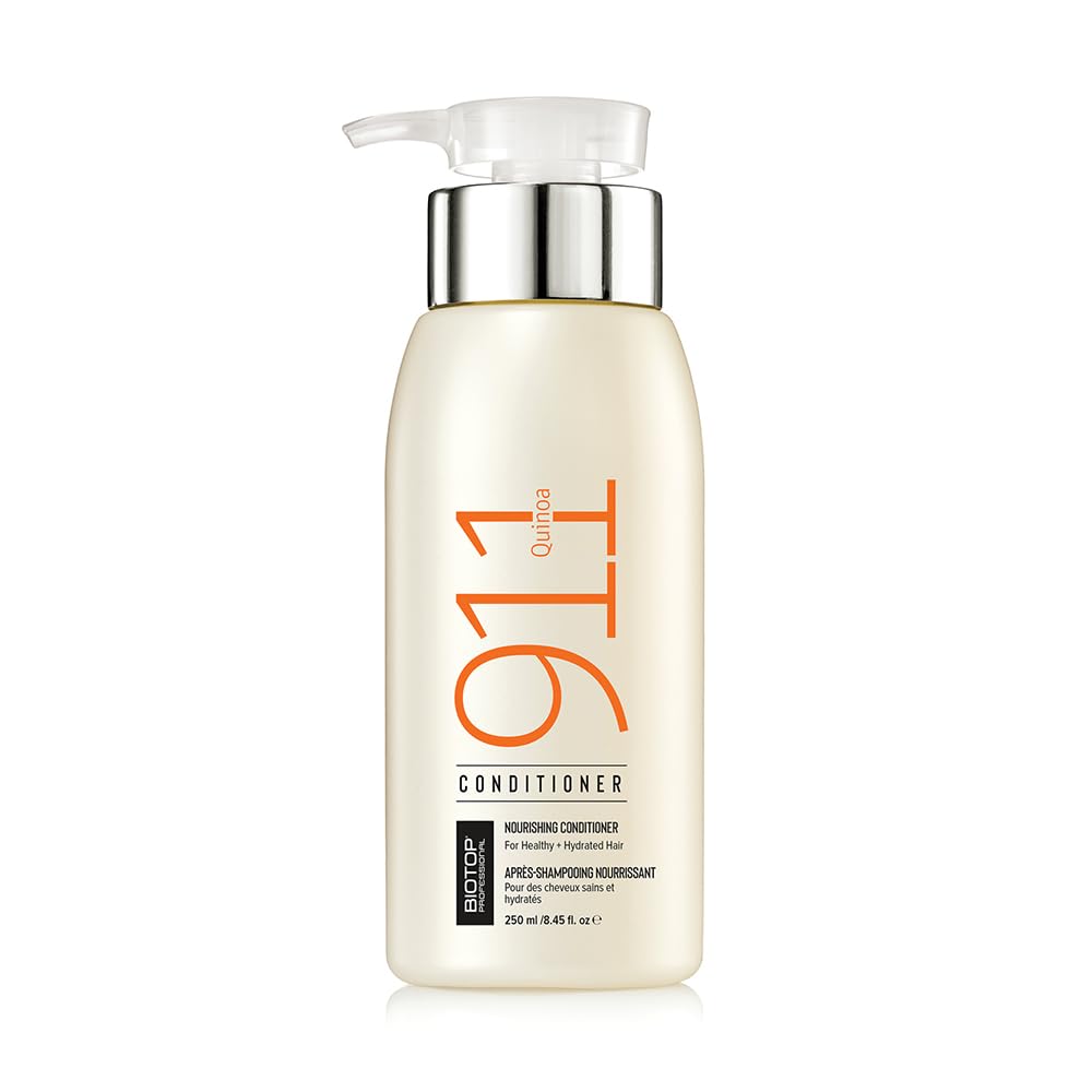 - Biotop Professional 911 Quinoa Hair Conditioner - Hydrating Conditioner for Hair Health + Frizz Control - Repairing, pH Balancing & Nourishing Treatment for Dry Ends - (8.45 oz/250ml)