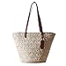 luckything Strandkorb Korb Einkaufstasche Tasche Einkaufskorb Groß,Stroh Tasche Frauen Weben Umhängetasche Sommer Strand Geldbörse Und Handtaschen