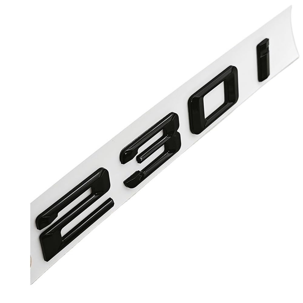 YTQMoreBNZ YYDStes ABS Compatible With Car Letters Rear Trunk Badge Logo 218i 220i 230i Sticker Emblem Decals