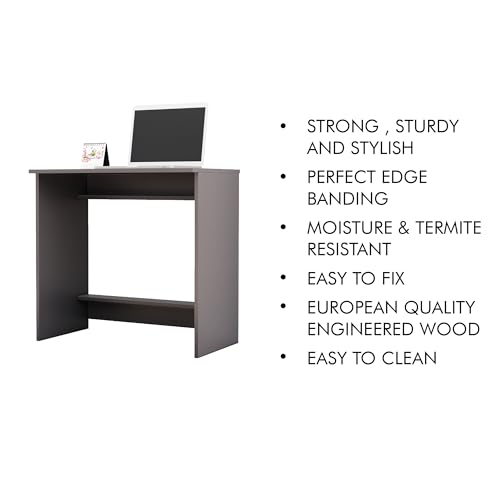 Image of Bniture Wooden Study Table for Home | Engineered Wood Laptop Study Table | Multi Purpose Office Desk for Laptop, Computer, Writing | Table for Study | Workstation Home & Office | Slate Grey