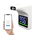 Gorilla Gadgets No-Contact Infrared Wall Mount Thermometer with Bluetooth and Fever Alarm Quick Accurate Readings for Schools, Shops, Businesses (Rechargeable Battery Included)