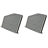 2PCS Car Cabin Air Filter Compatible For Seat Alhambra Altea Leon Toledo 2007 2008 2009 2010 2011