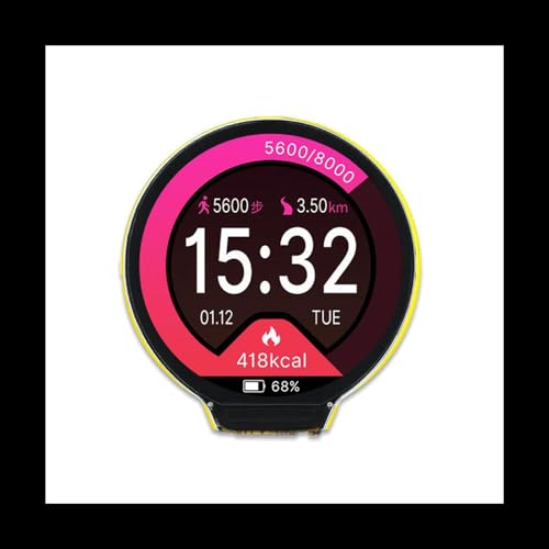 YTHYTHYTH for ESP32-C3 Development Board 1.28 Inch Round LCD Display Screen with Module No