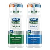 SmartMouth Original Activated and Clinical DDS (Gum & Plaque) 24 Hour Fresh Breath Rinse, 2 Bottles, 2.51 Pound