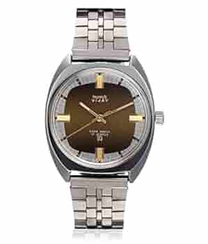 ポットマン様 Buy hmt Vijay Brown DIal Original para Shock 17 Jewels Mechanical