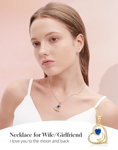 Heart Gold Necklace for Women Birthday Gifts for wife Jewelry for Wife Necklace for Giflfriend Mom Daughter2