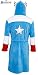 Marvel Bata Hombre Forro Polar con Capucha Superhéroes Avengers Hulk o Capitán...