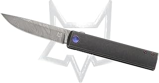 Fox KNIVES Chnops FX-543DBL Damasteel Stonewashed Titanium Violet Pocket Knife