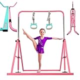 PreGymnastic Updated Folding Gymnastics Kip Bar with Sturdier Base, Easy to Assemble and Dis-Assembl