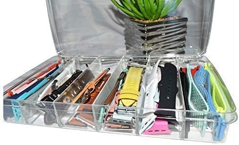 Plastic Case Organizer for Apple Smart Watch Bands, Sunglasses & Accessories Clear Storage Box