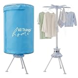Portable Fast Drying 1000W Electric Clothes Dryer Heated Indoor Home Dorms Buddy Hot Air Airer Machine Dri Suitable for All Fabrics Drier