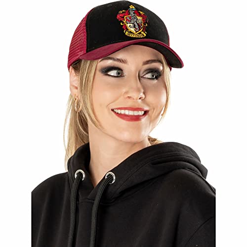 Bonnet trucker Gryffondor noir anti-froid Harry Potter confortable et extensible