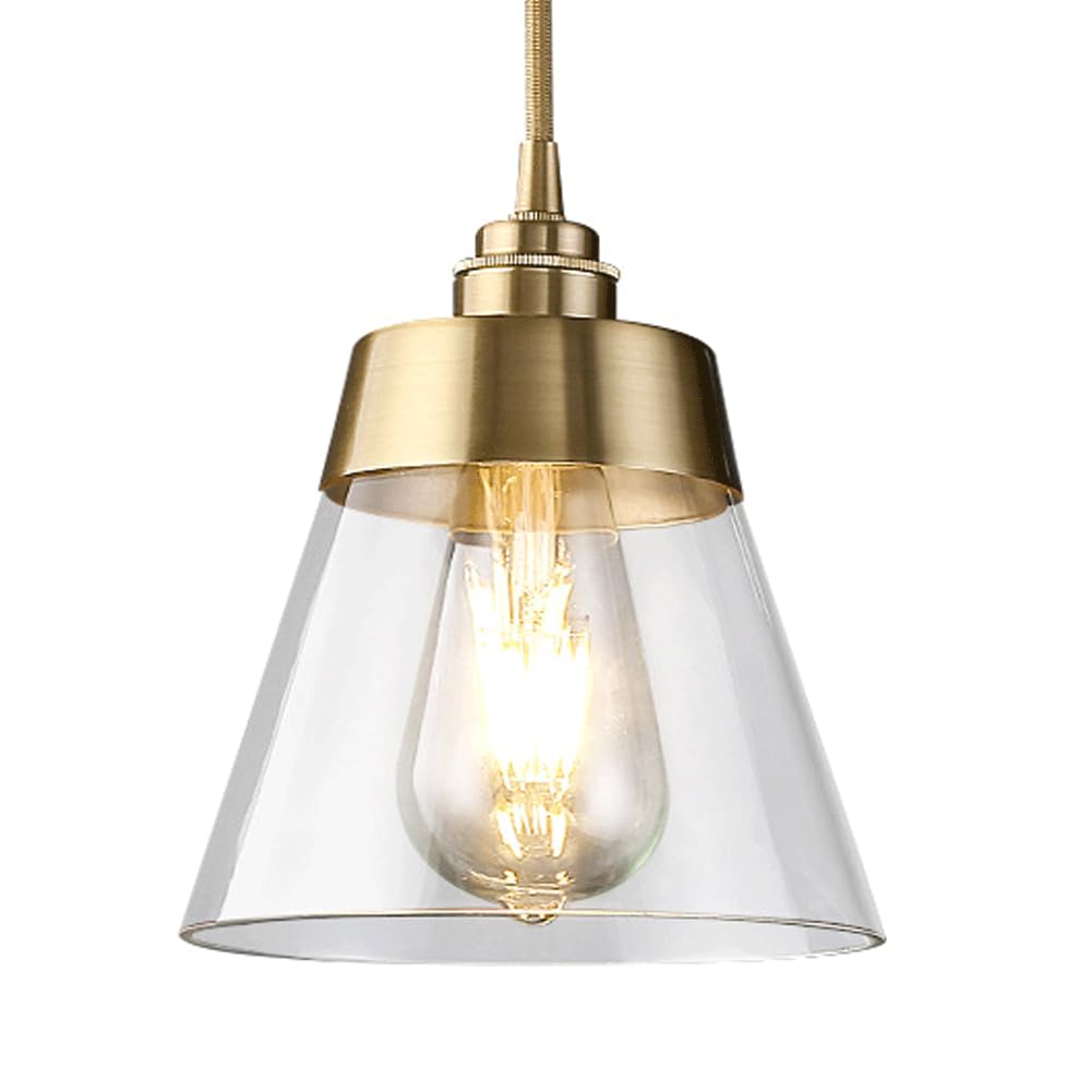Luminaires de Plafond Encastrés HAIDU en Verre Soufflé Transparent haut de gamme