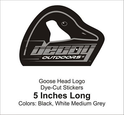 Canada Goose Hunting Decal Sticker, Shot Gun Barrel, Duck Hunting
