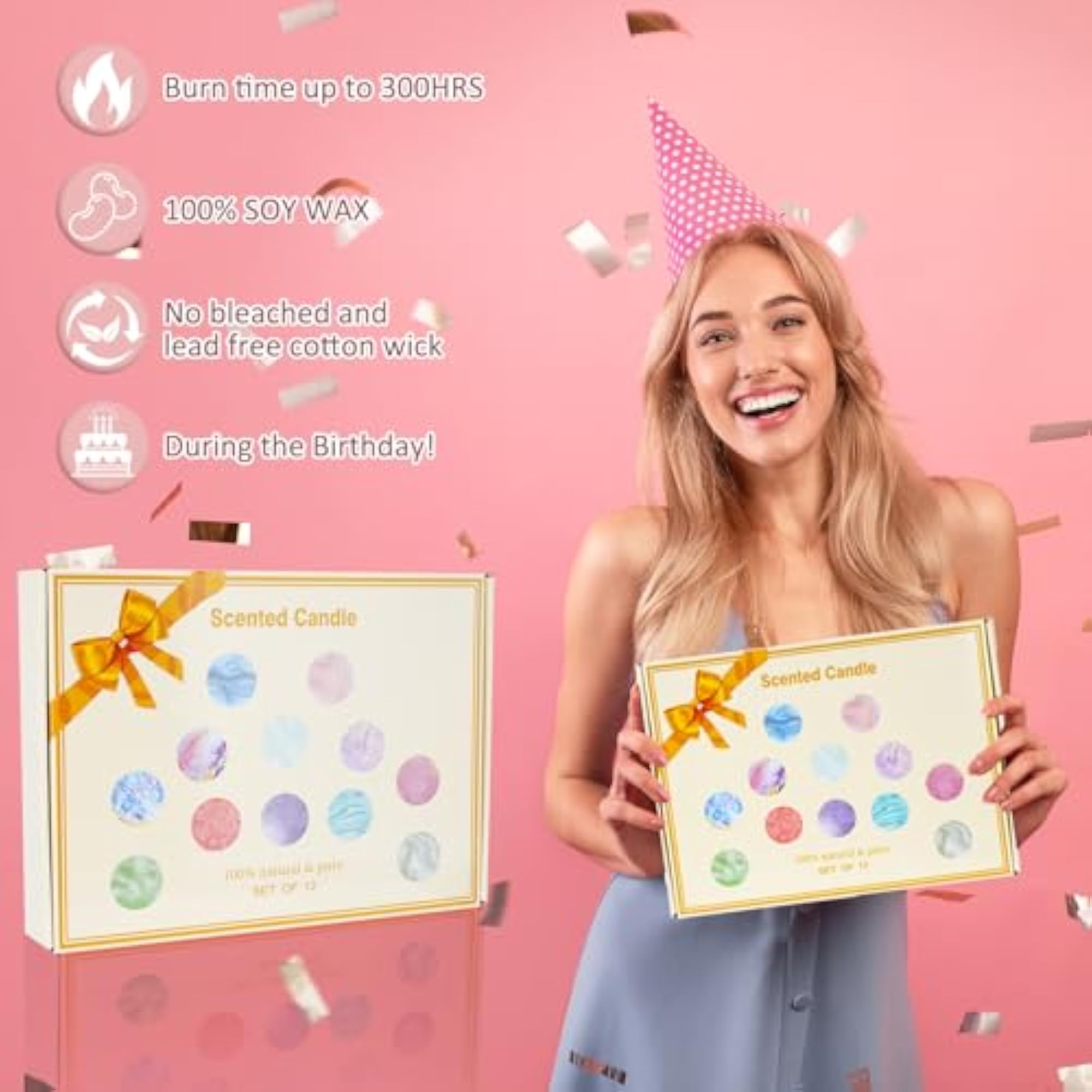 12 Pack Scented Candles for Special Occasions