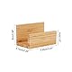 OLYCRAFT 4PCS Bambusholz Desktop Visitenkartenhalter Display Für Schreibtisch Natürliche Bambus Visitenkartenständer Für Bürotische Organizer