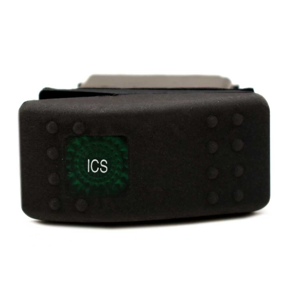 LT 1561 603 012 Carling On Off On Green Lit Tip Toggle Switch, Lit In All Positions, Spade Terminals - Foto 2