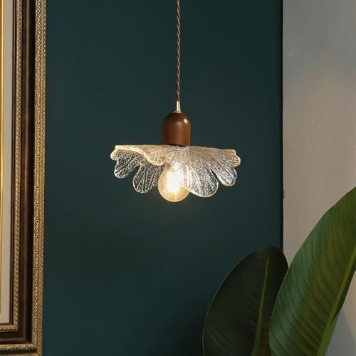 Lámpara de araña de cristal vintage E27 para comedor y cafetería 5