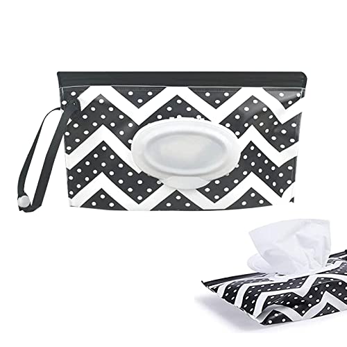 Dispensador de Toallitas,Dispensador Toallitas Bebe,Funda Humedas Toallitas Bebe,Bolsa Toallitas Bebe Portátil, Dispensador Toallitas Humedas,Viajes Bebe Mojado Tejido Caja, Reutilizable,Portátil