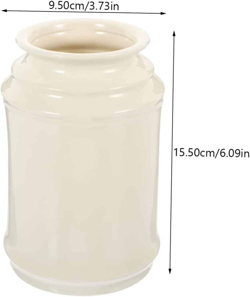 Multi Functional Ceramic Kitchen Utensil Holder Stylish Cutlery Storage Can for Easy Access for Home Restaurant Hotel Use for Spoons Forks Knives More