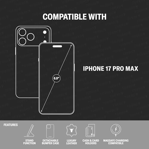 Coque antichoc iPhone 17 Pro Max TORRO pour protéger l'écran 6.9 pouces