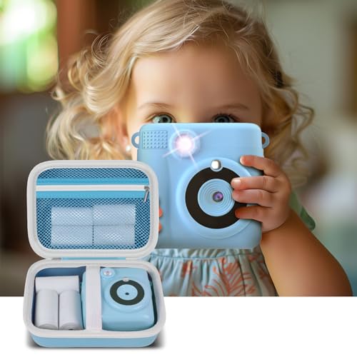 Funda para cámara instantánea Kids Instant Print Case azul miniatura 2