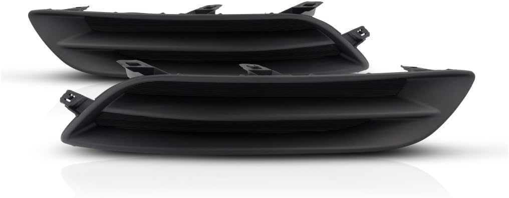 For Nissan Sentra 2013 2014 2015 Fog Light Bezel Pair Driver and Passenger Side NI1038126 + NI1039126