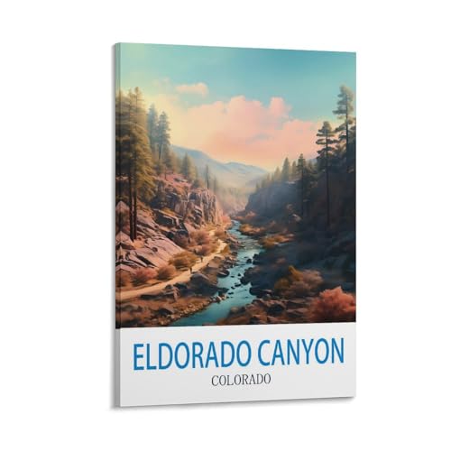 Poster Eldorado Canyon Colorado impression toile salon sans reflet Ndoud