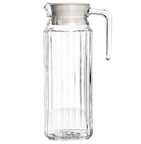 Neuf Large 1L Ravenhead Cuisine Verre De Réfrigérateur Carafe Eau Lait Jus 1 Litre Cruche Et Couvercle