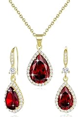 01.January-Yellow Gold Plated | Garnet
