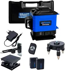 Nível Laser Exbom 12 Linhas Verde Com Maleta Recarregável