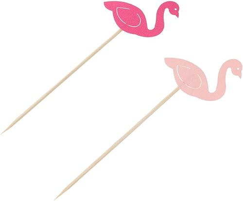 Miniatura 5 de TIDTALEO 100 piezas de cupcakes decorativos para bebidas, palillos de postre de boda, selecciones de comida de cumpleaños, selecciones de cupcakes