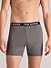Ted Baker Men's 3 Pack Cotton Blend Boxer Brief, Navy/Grey, Large