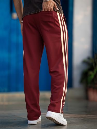 Image of Maniac Mens Colorblock Biscuit and Brown Color Baggy Fit Pant