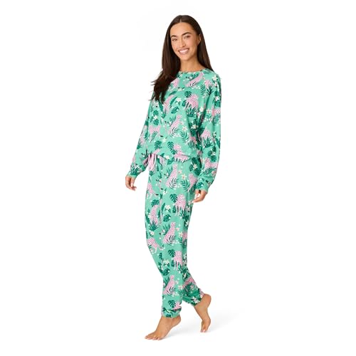 Image of PJ Salvage Women's [Amazon Exclusive] Cloud Jersey Jogger Pajama 2-piece Pj Set