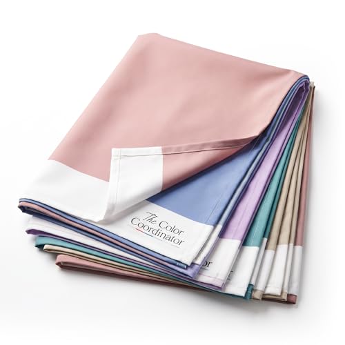The Color Coordinator Professional 12 Season Color Analysis Drape Set - 100+ Fabric Drapes Complete Diagnostic System for Image Consultants and Stylists Training and Client Consultation Kit