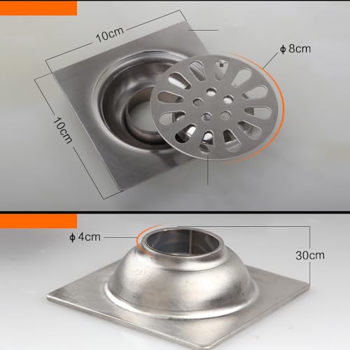Desodorante para desagüe de piso de acero inoxidable para hogar, baño, balcón, lavadora, fregadero y WC; modelo Ordinary, Washing Machine-1-A miniatura 4